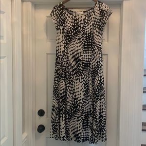 Black and White Stretch Dress